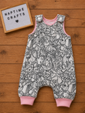 Character print romper 💕
