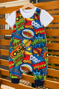 Handmade superhero romper