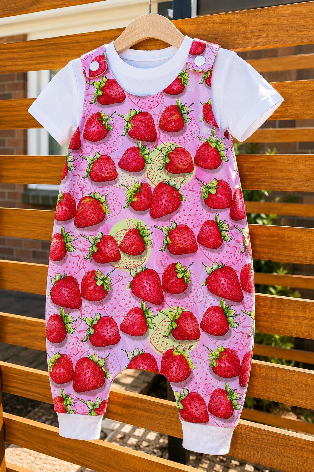 Strawberry delight romper