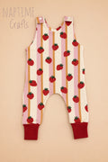 Strawberry romper size 9-12 months